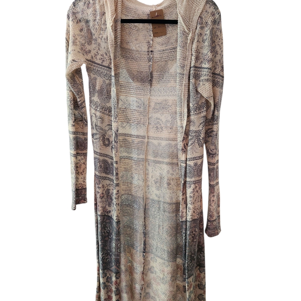 Bohemian Long Open Cardigan